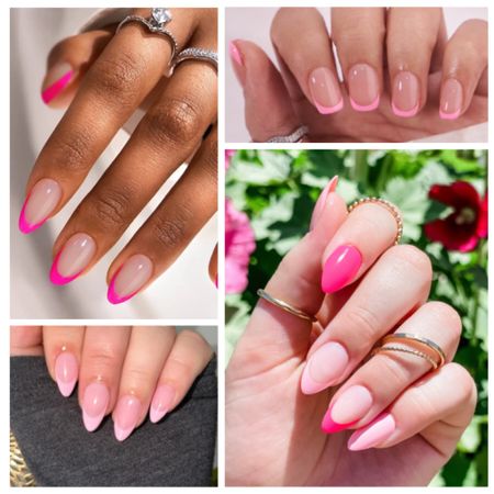 Pink nails with French tip. Pink nail ideas

#LTKbeauty #LTKsalealert #LTKfindsunder50