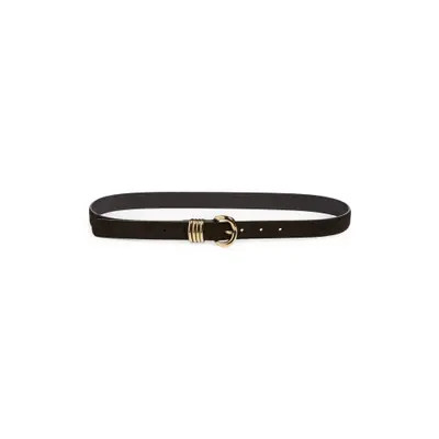 Madewell Suede Keeper Belt in Sangria at Nordstrom, Size Small | Nordstrom