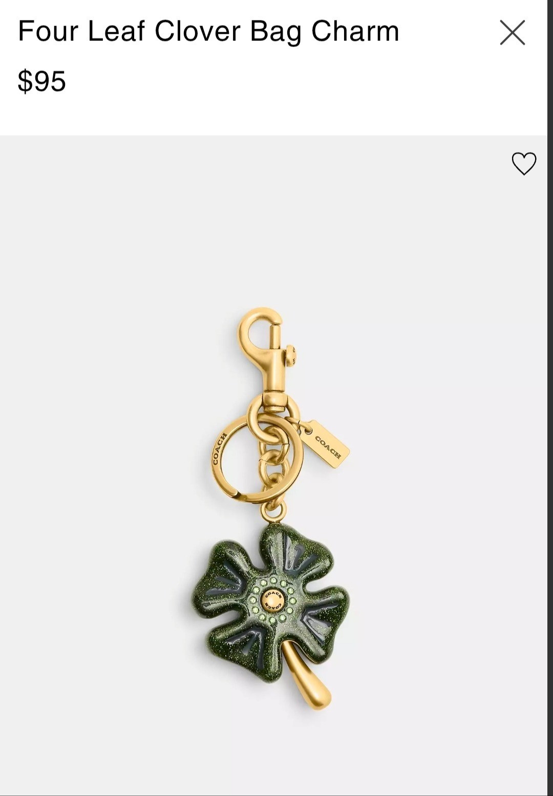 New coach charms! 💕

#LTKSpringSale #LTKootd #LTKSaleAlert