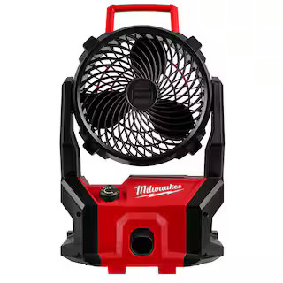 M18 18-Volt Lithium-Ion Brushless Cordless PACKOUT Jobsite Fan (Tool-Only) | The Home Depot