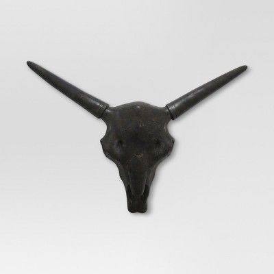 Steer Head Skull 18"x16" - Black - Project 62™ | Target