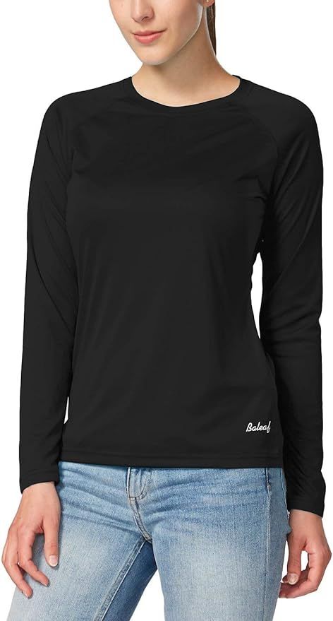 BALEAF Women's Long Sleeve Shirts UPF 50+ Sun Protection SPF Quick Dry Lightweight T-Shirt Outdoo... | Amazon (US)