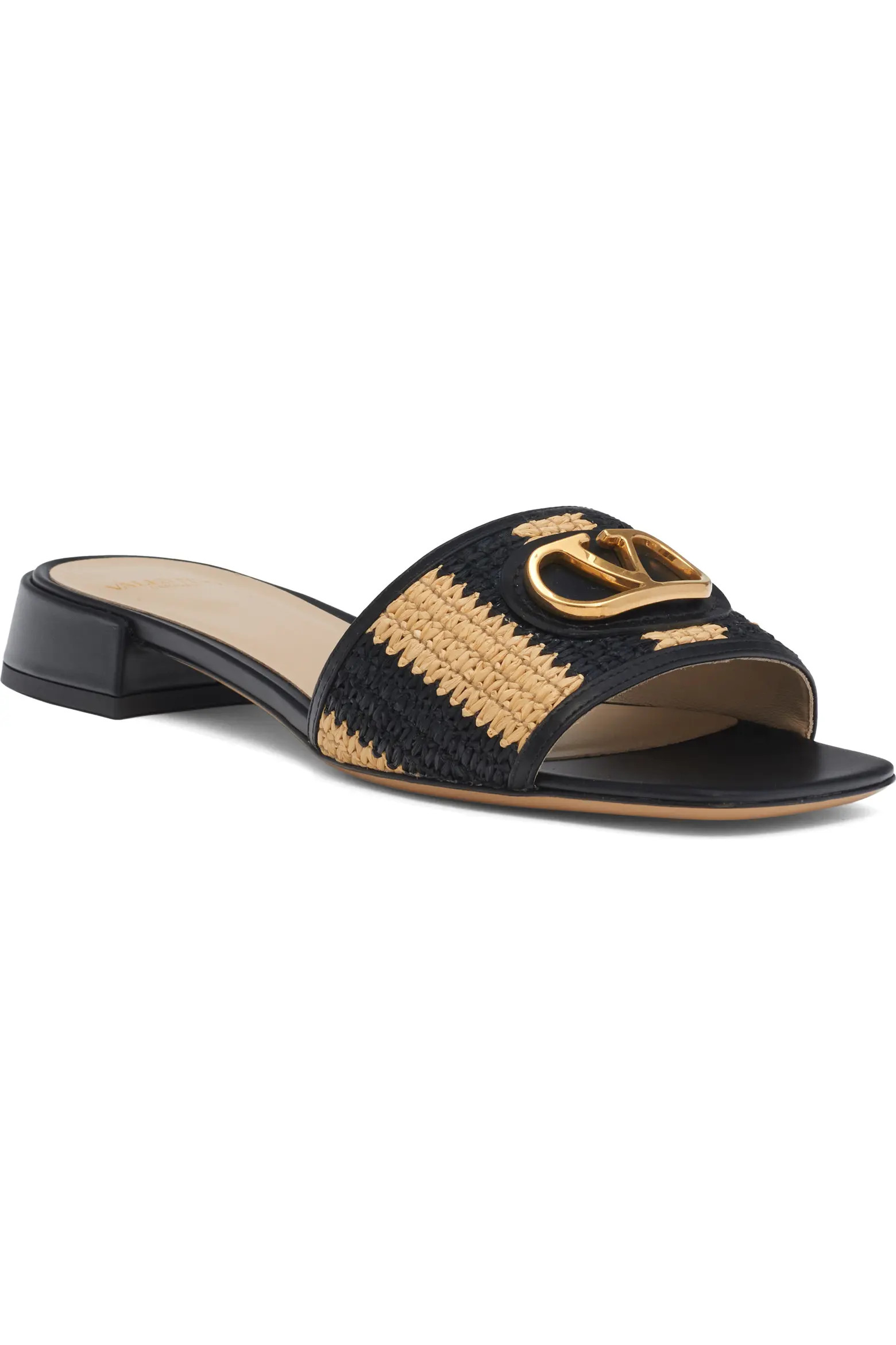 Valentino Garavani VLOGO Crochet Slide Sandal (Women) | Nordstrom | Nordstrom
