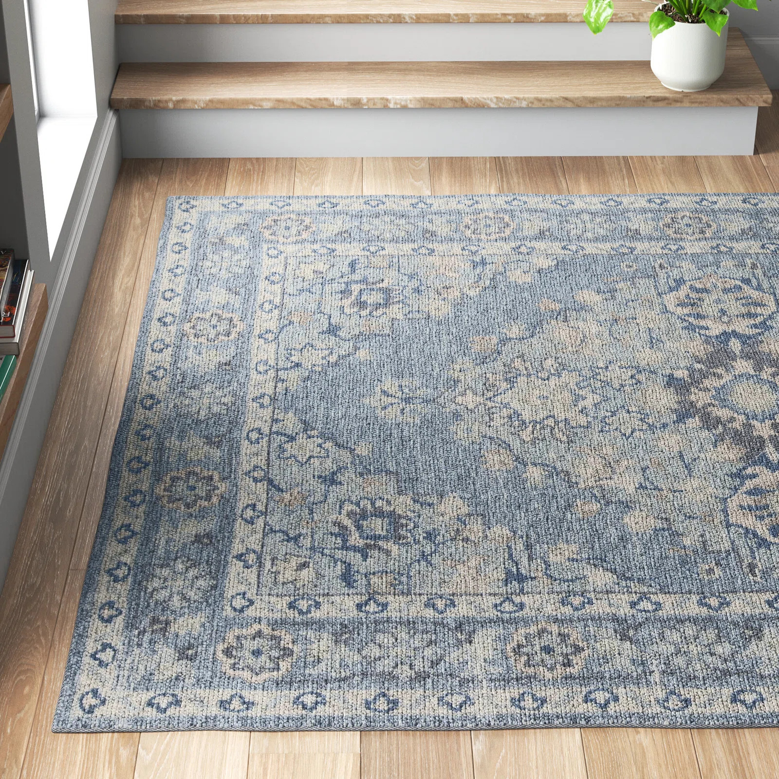Langley Street ANATOANA-9BLU Langley Street® Denya Collectionrug Blue | Wayfair | Wayfair North America