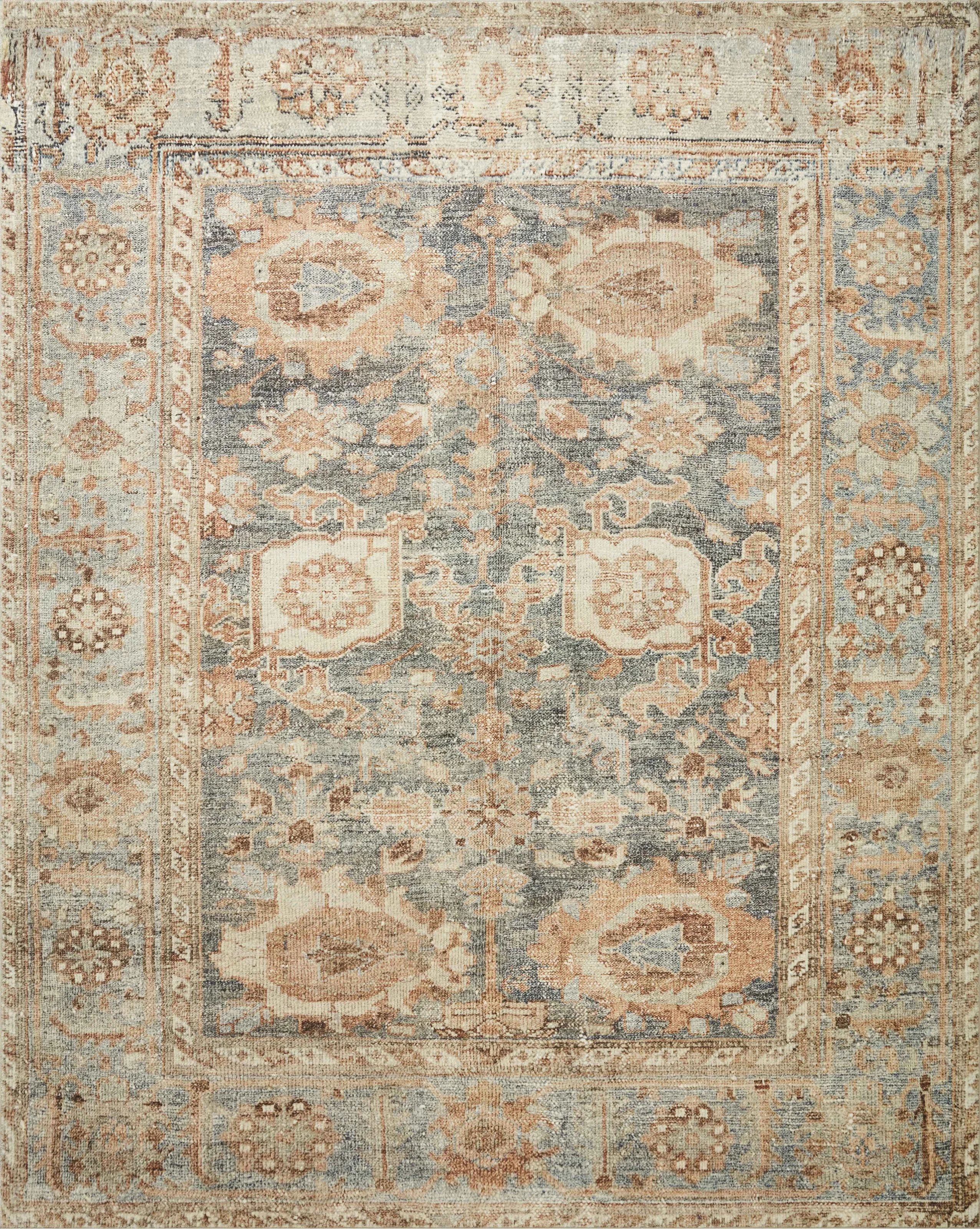 Margot Performance Ocean/Spice Rug | Wayfair North America