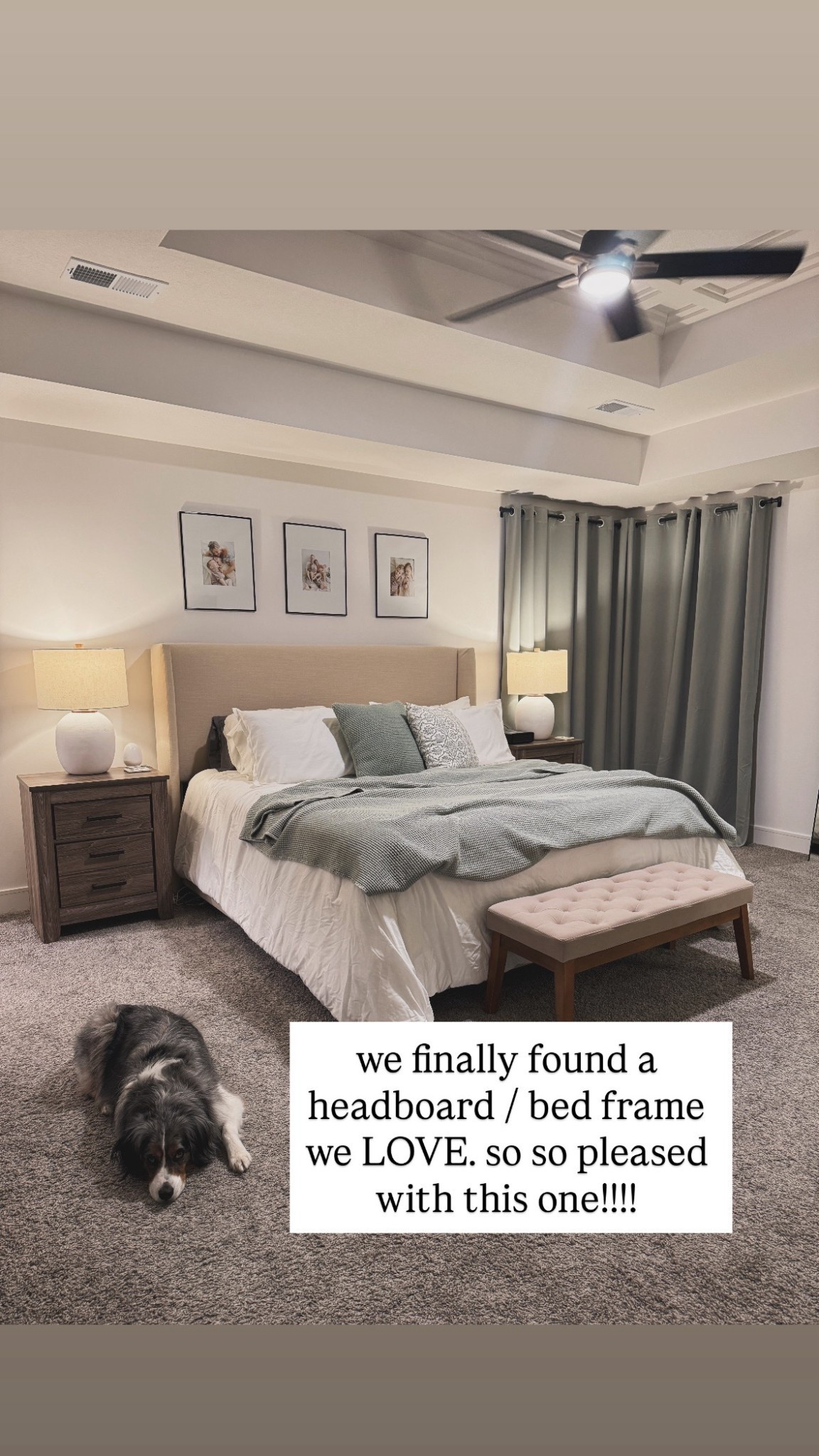 New headboard bed frame we are loving 

#LTKHome