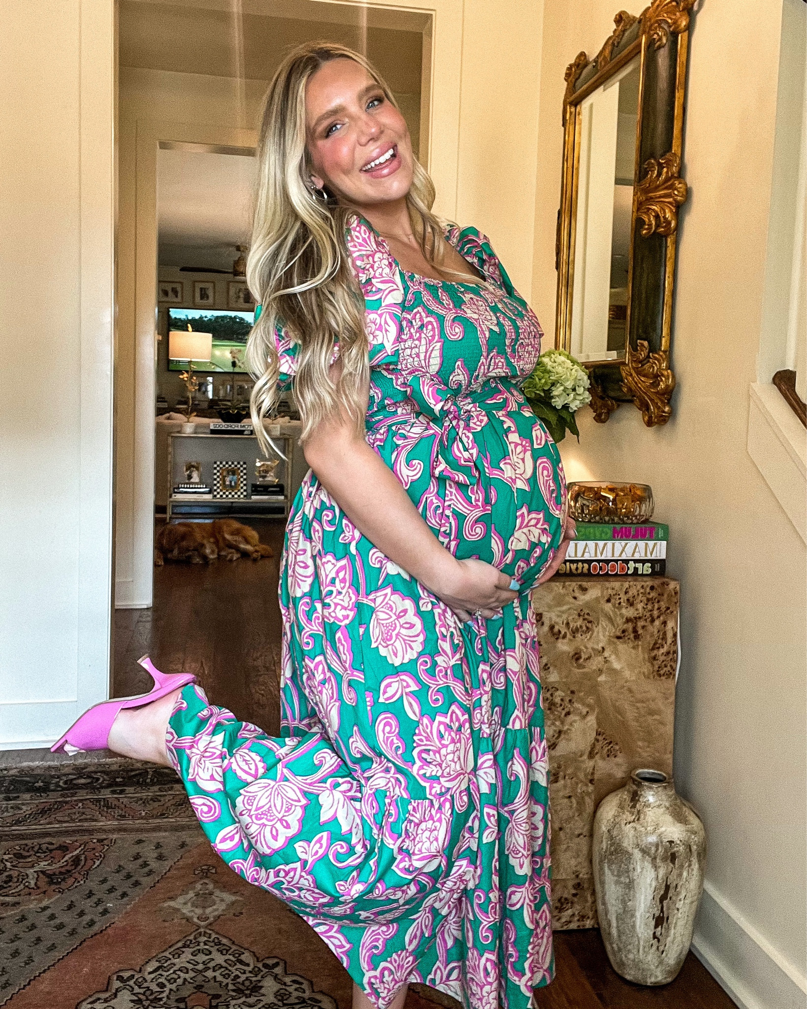 Another great easy floral dress from Pink Blush, for maternity and not! 

#LTKbump #LTKunder100 #LTKSeasonal