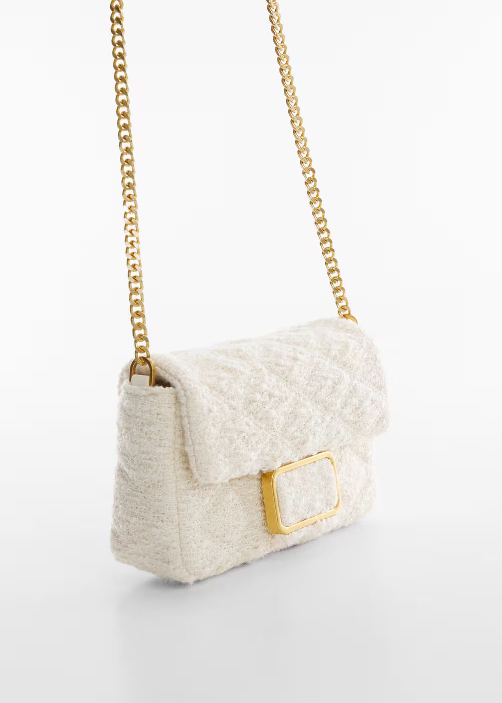 Small textured chain bag -  Women | Mango USA | MANGO (US)