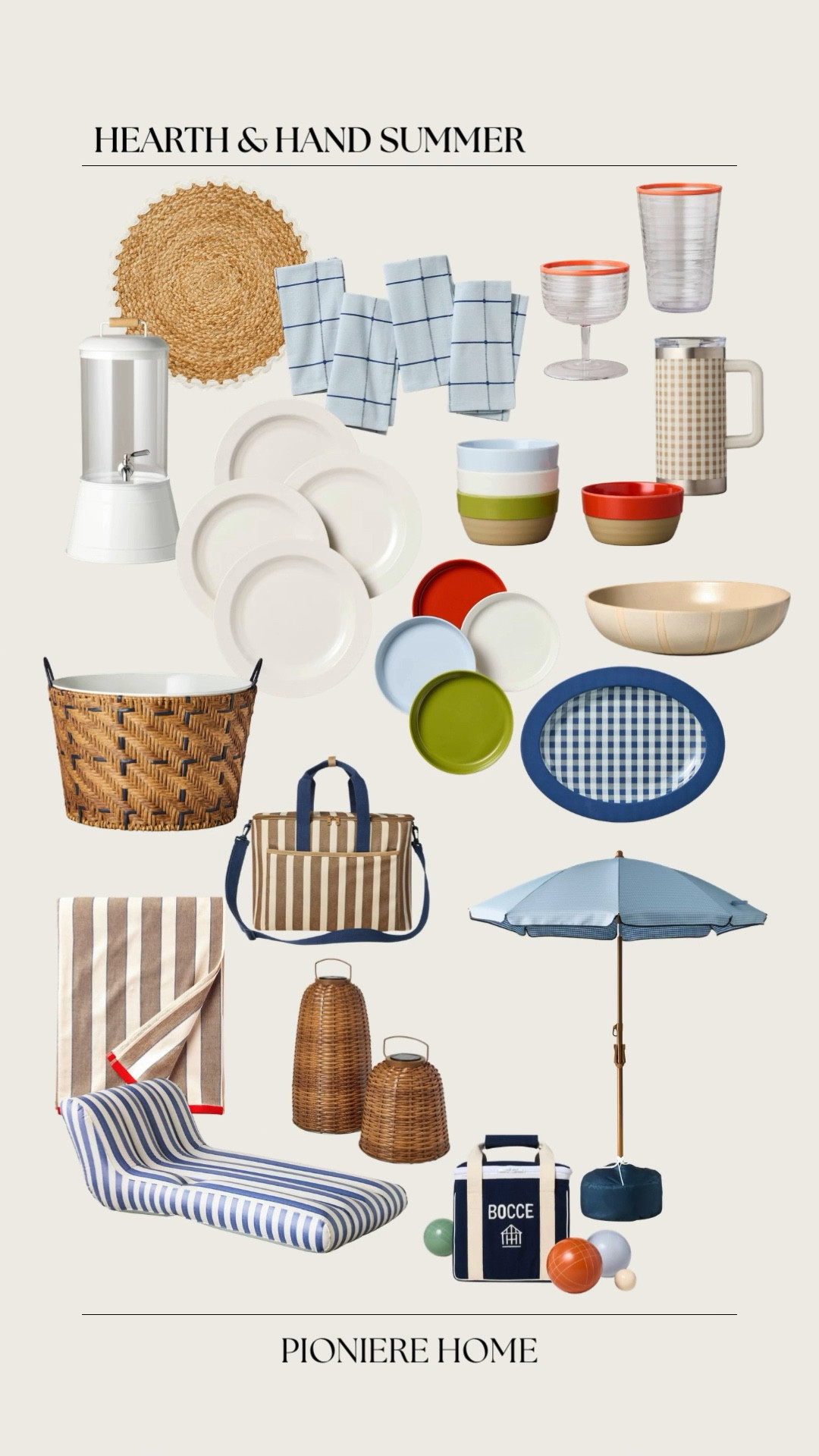 Heath and hand new summer collection. Melamine dinnerware, outdoor games, outdoor entertaining, summer home, outdoor umbrella, affordable home finds, target home



#LTKSeasonal #LTKdayinmylife #LTKHome