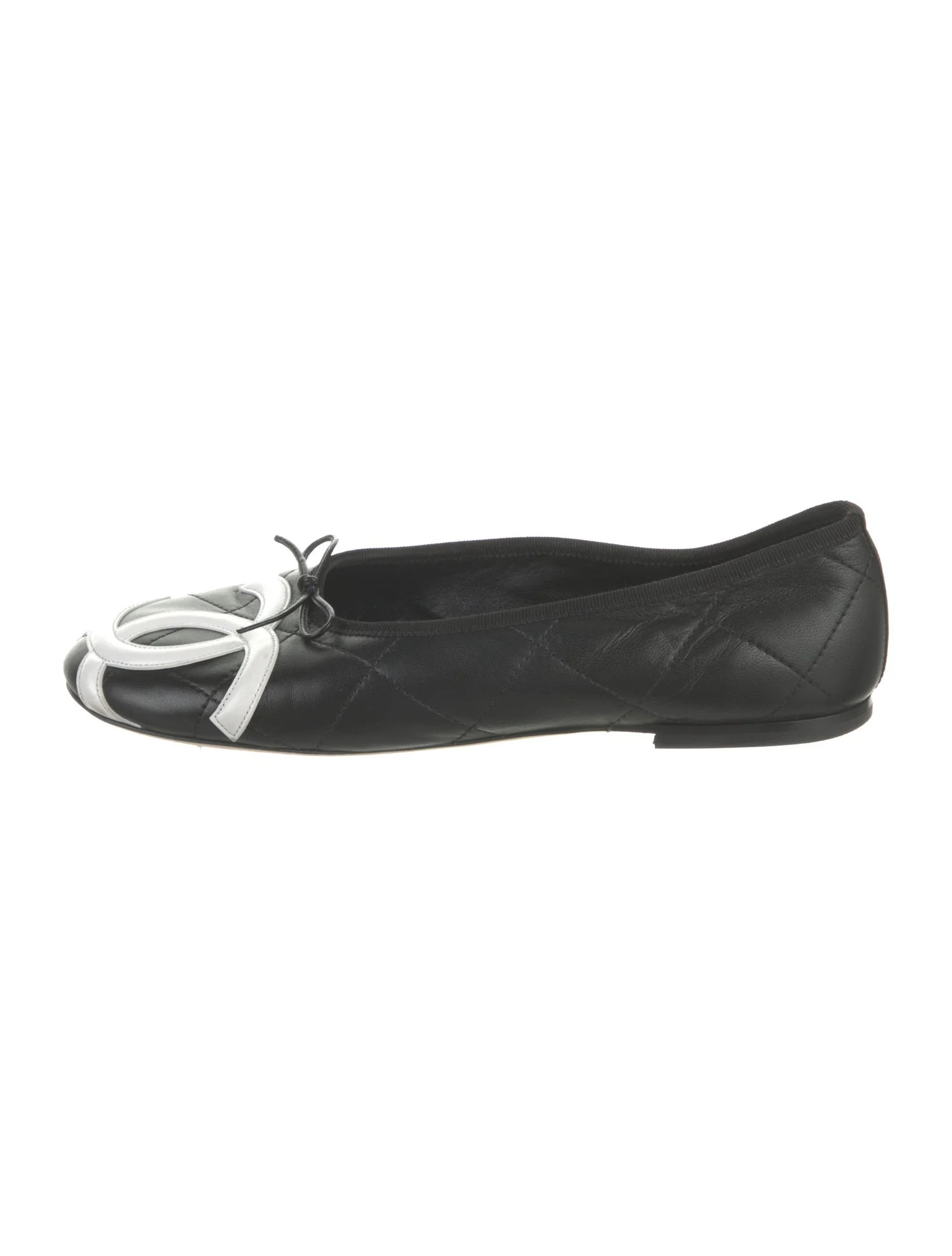 Chanel 2026 Interlocking CC Logo Ballet Flats | The RealReal