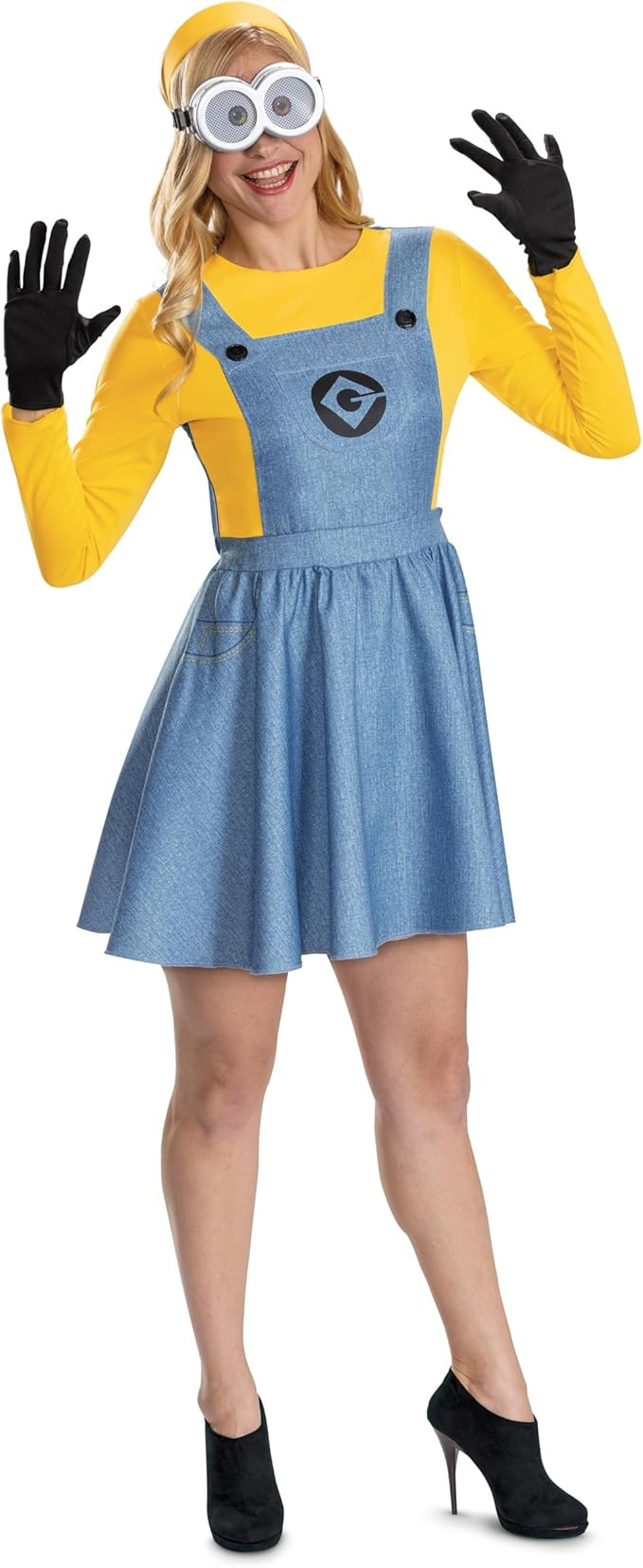 Disguise Womens Minions Dress Costume, Official Minions Classic Adult Costume for Women | Amazon (US)