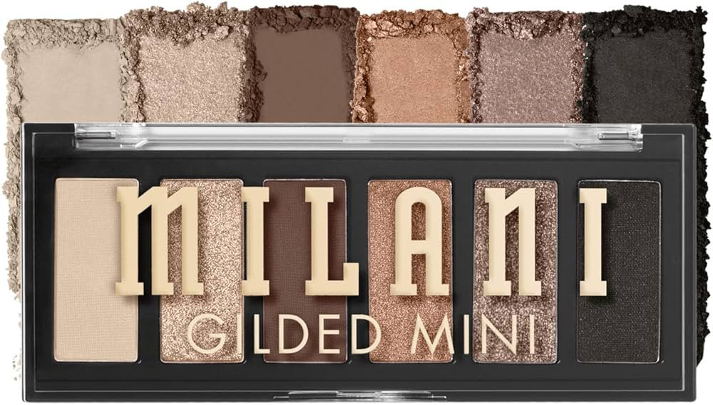 Milani Gilded Mini Eyeshadow Palette with 6 Matte & Shimmer Hues - Call Me Old-Fashioned | Amazon (US)