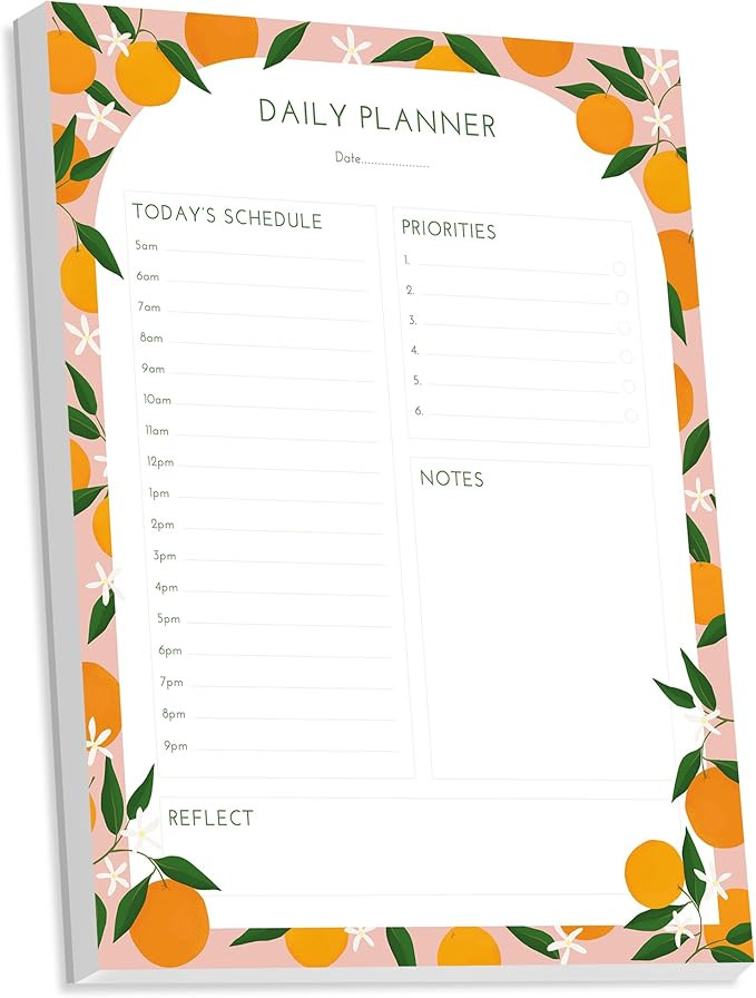 Bliss Collections Daily Planning Pad, To Do List Notebook - Undated Tear-Off Sheets Notepad - Wor... | Amazon (US)