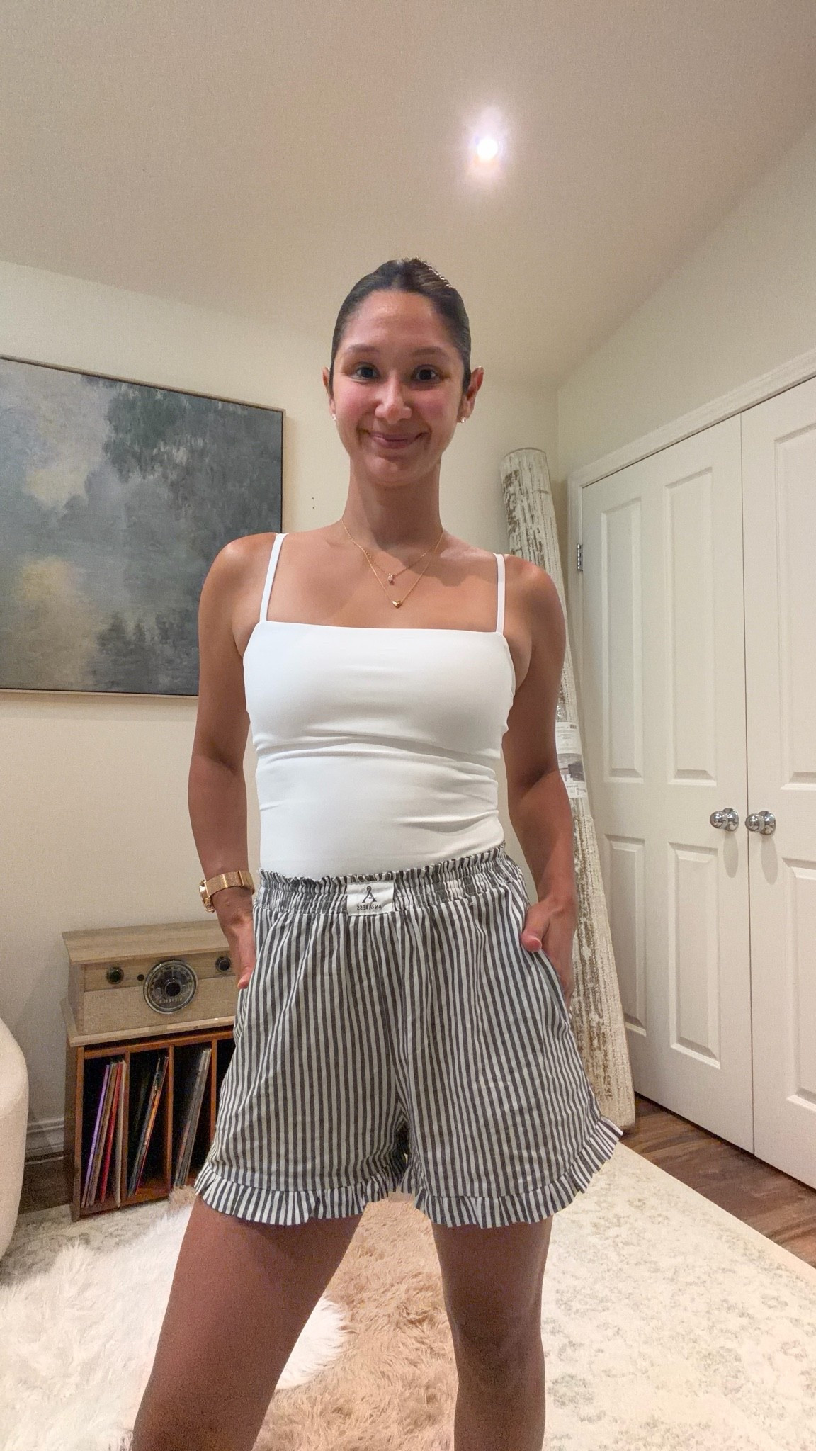 Dance class with my daughter called for one of my favorite everyday outfit formulas. 🤍

This look is built around versatile wardrobe staples that are comfortable, budget-friendly, and easy to wear all day—from dance class to errands and everything in between.

I finished the look with two accessories I wear almost daily:
✨ Monica Vinader heart necklace
⌚️ Rose gold step tracker watch

These are the kinds of pieces I recommend investing in because you’ll reach for them again and again.

#LTKootd #LTKgrwm #LTKmomlife