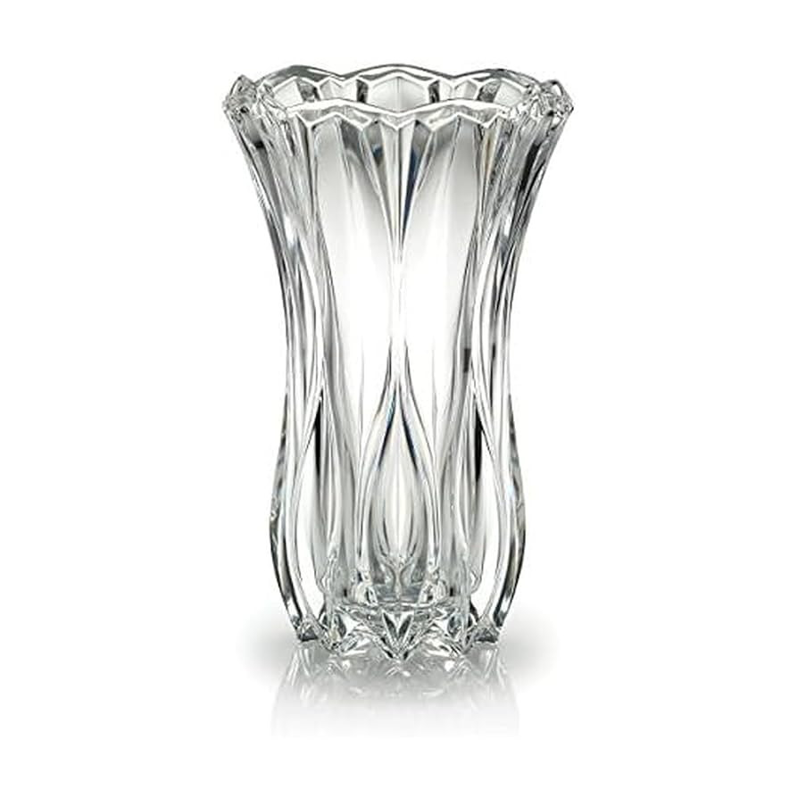 Mikasa Celebrations Blossom Crystal Vase, 12-Inch Tall, Elegant Cut Glass Design for Floral Arran... | Amazon (US)