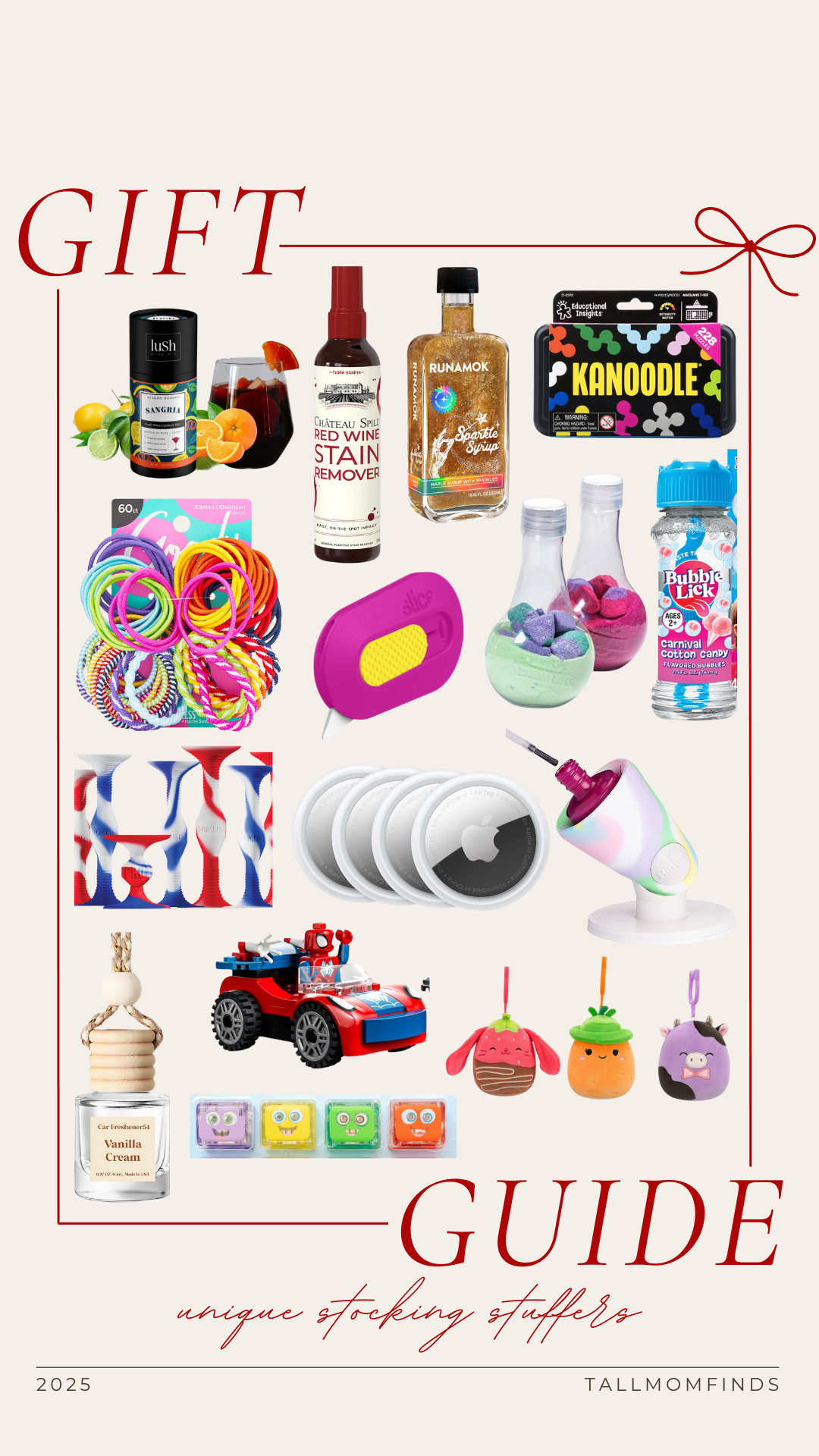 Sharing unique stocking stuffers for the whole fam!

gift guide, gift ideas, stocking gifts, stocking ideas, stocking stuffers, kids stocking, gifts for kids, gifts for her, gifts for him 

 #LTKFamily

#LTKGiftGuide #LTKFindsUnder50