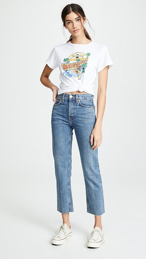 High Rise Rigid Stove Pipe Jeans | Shopbop