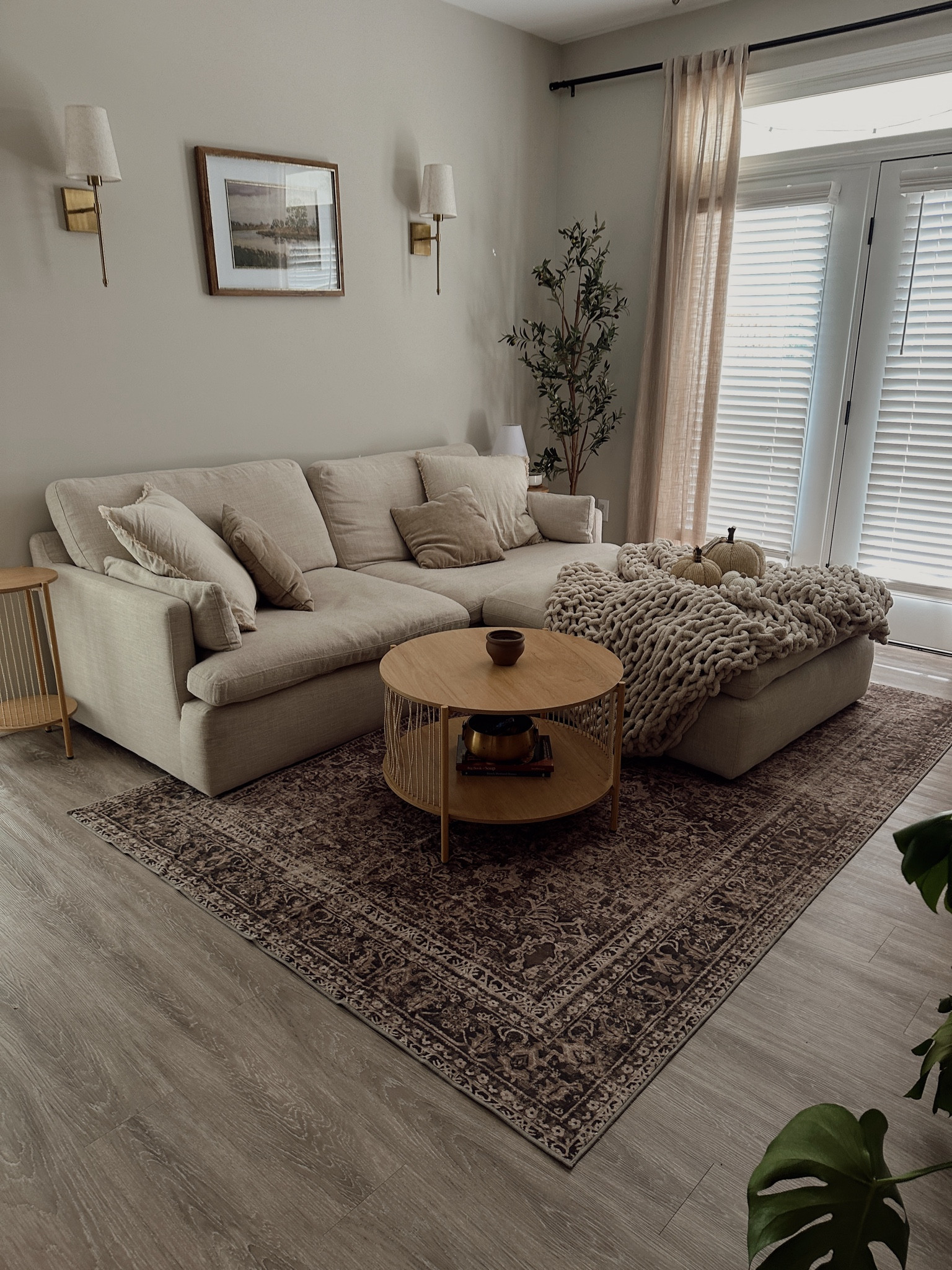 my cozy living room 🤎🛋️🖼️

#LTKFindsUnder50 #LTKFallSale #LTKHome