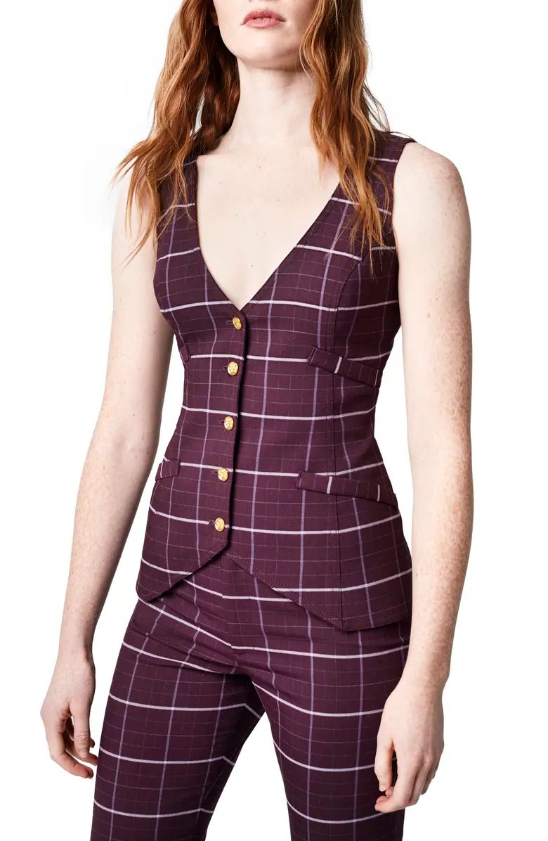 Smythe Women's Plaid Waistcoat | Nordstrom | Nordstrom