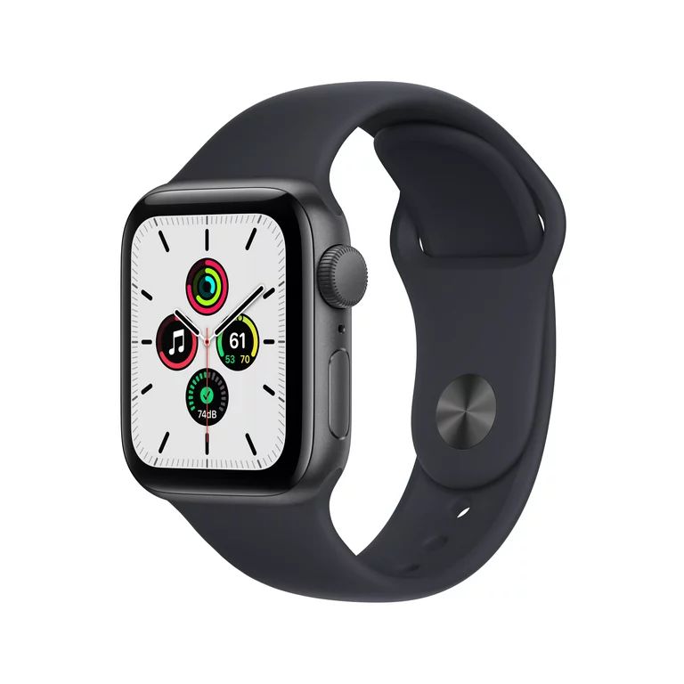 Apple Watch SE (1st Gen) GPS, 40mm Space Gray Aluminum Case with Midnight Sport Band - Regular - ... | Walmart (US)