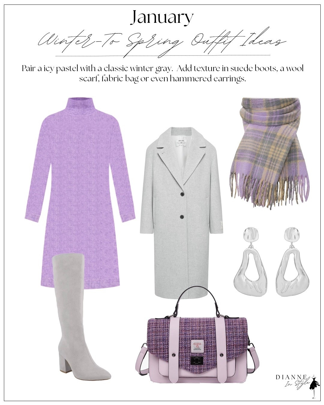 The last collage from my latest blog post “What to Wesr in January to Beat the Winter Style Slump”. Check it out on my website, www.dianneinstyle.com

#LTKootd #LTKOver40