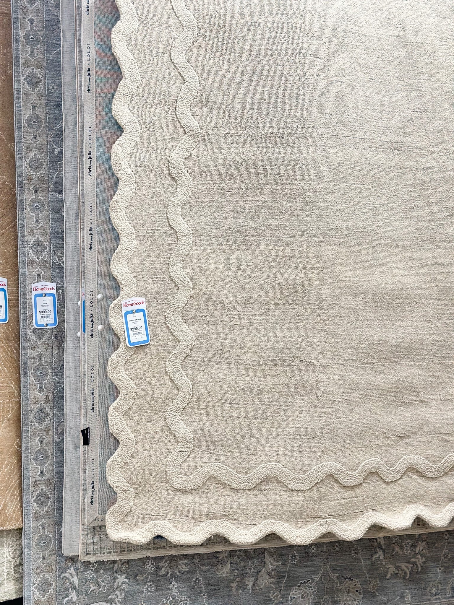 5x8 online at TJ Maxx in beige! 

Scallop rug, beige rug, TJ Maxx rug, HomeGoods rug, nursery rug, bedroom rug, wool rug, Rachel Zoe rug 

#LTKStyleTip #LTKHome