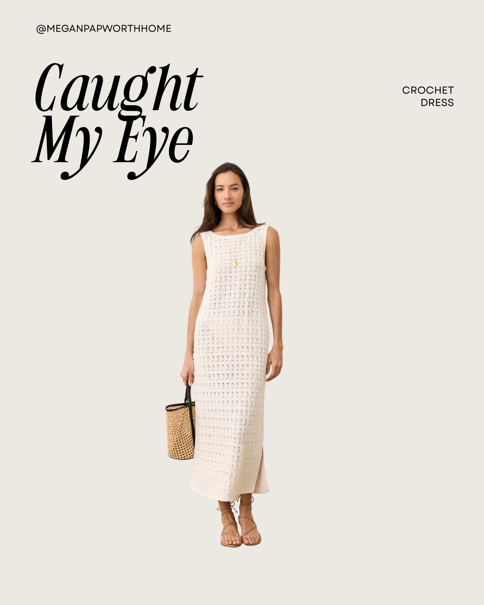 I’m headed out on a few beach vacations this spring and I’ve had my eye on this crochet dress. When I saw that it was half off I jumped on it so fast! It’s the perfect swimsuit cover-up or put on the town dress (pair it will a sweater too)! ￼