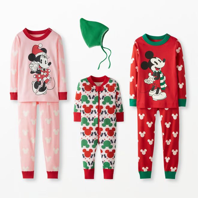 Disney Mickey Mouse Long John Pajamas In Organic Cotton | Hanna Andersson