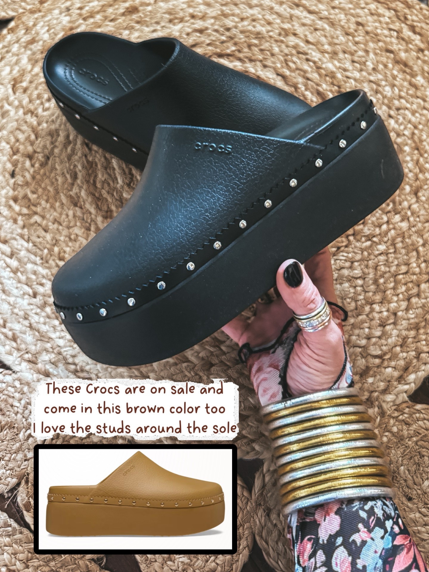 The studded sole makes these dressier and so cute! I love all of my CROCS like these! I have a lot of colors now.

#LTKOver40