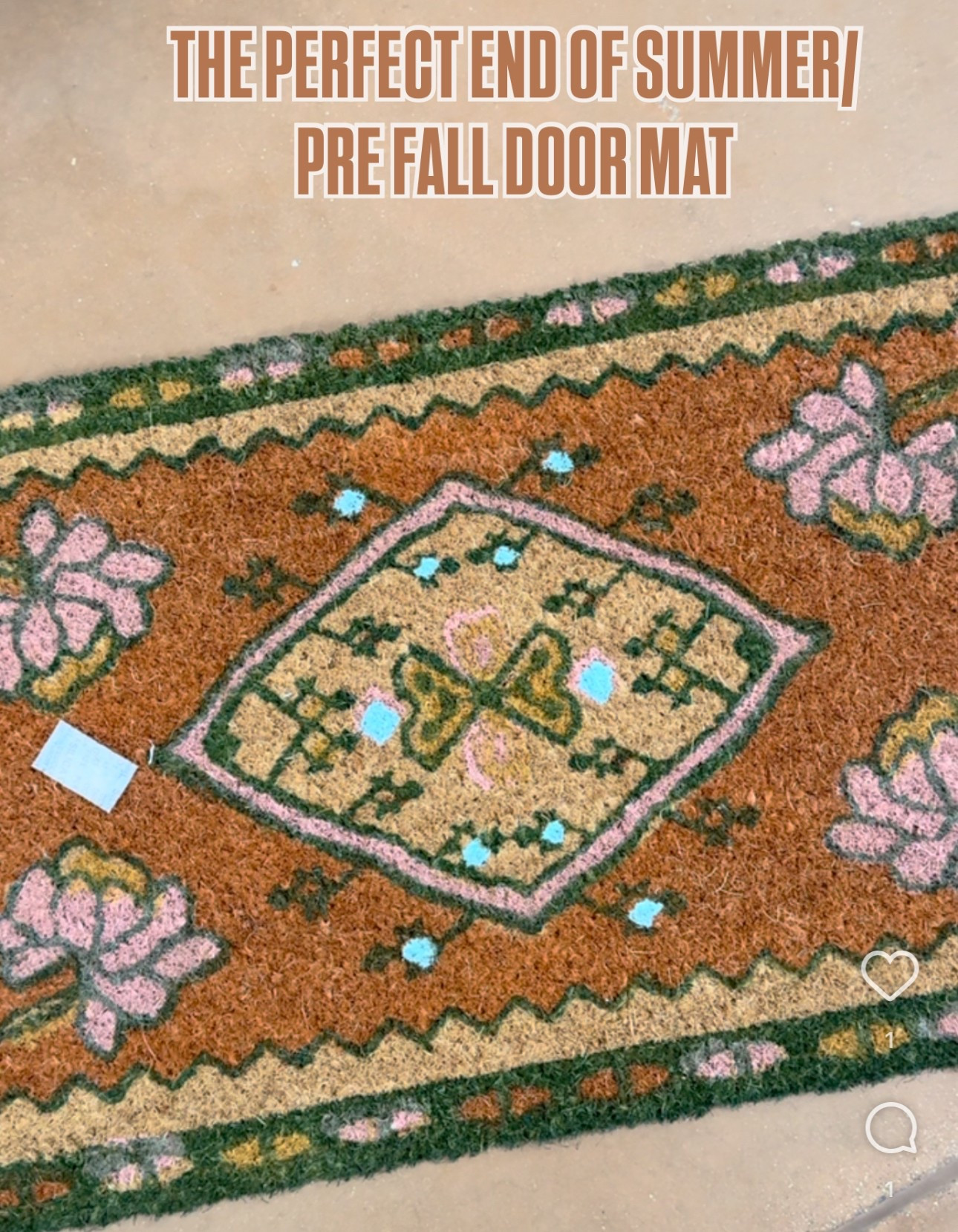 Walmart door mat! 

#LTKSeasonal #LTKHome