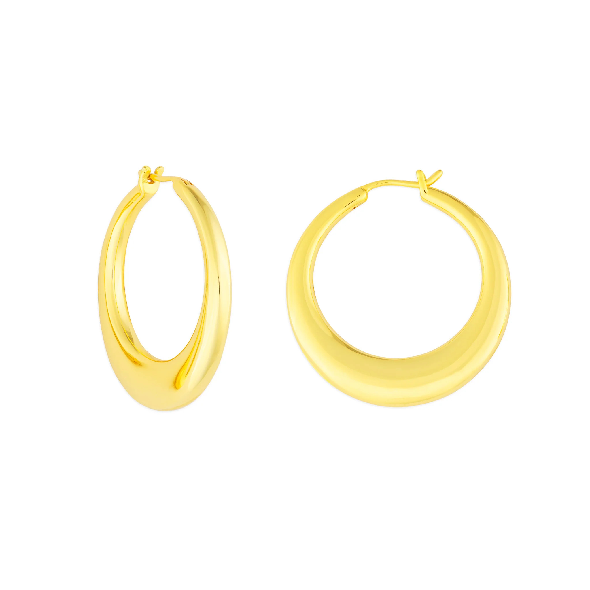 SIENNA HOOPS GOLD | FYB JEWELRY