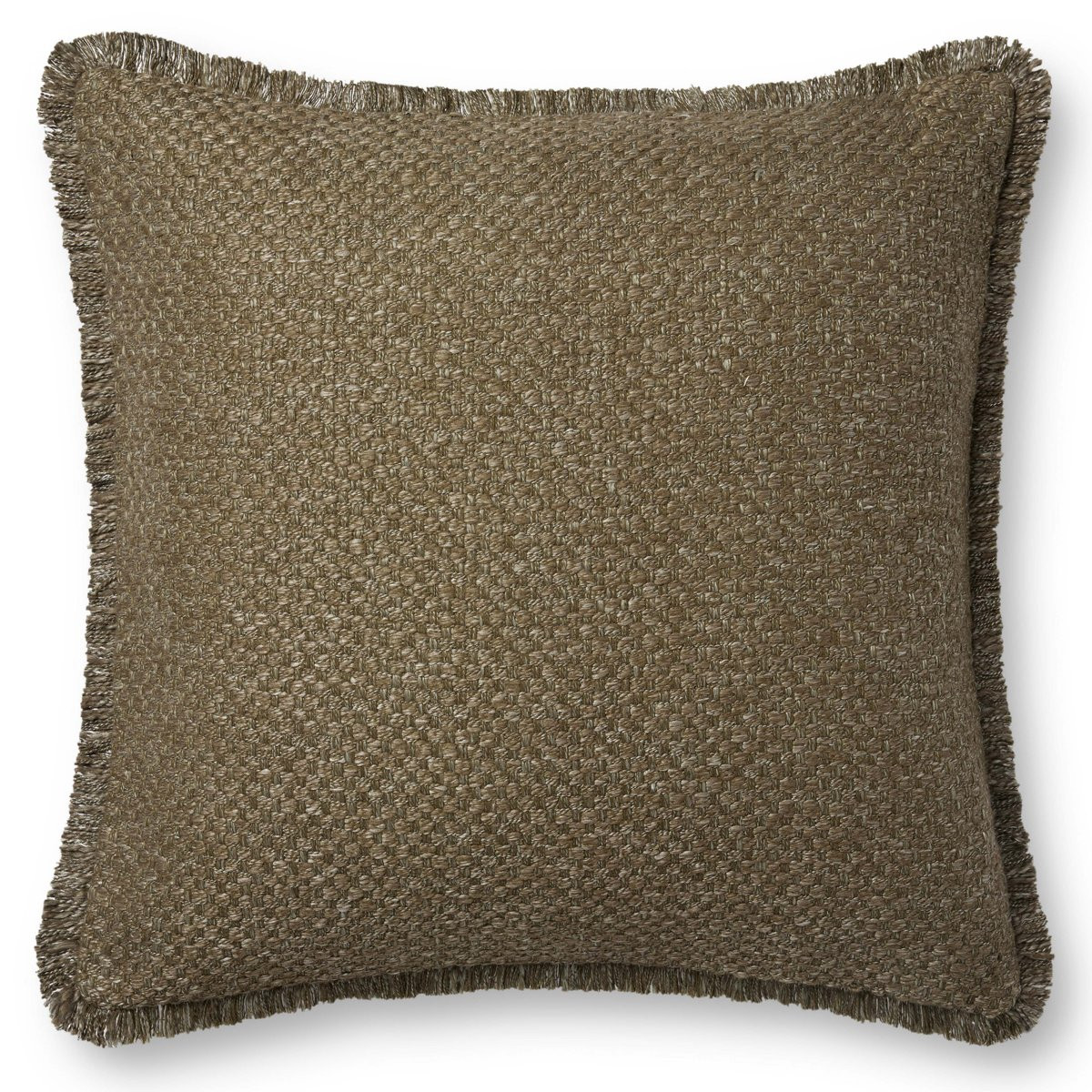PLL-0121 Pillow Olive Cotton | Rugs Direct