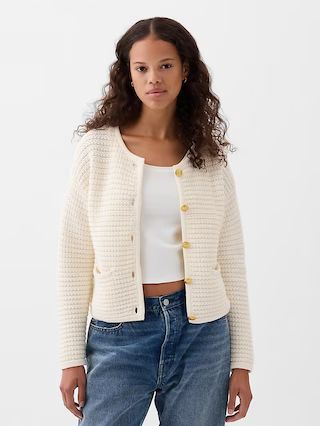 Textured Sweater Jacket | Gap (US)