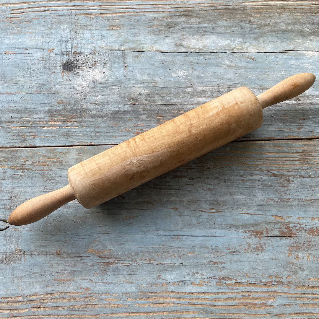 Vintage Wooden One Piece Rolling Pin - Etsy | Etsy (US)