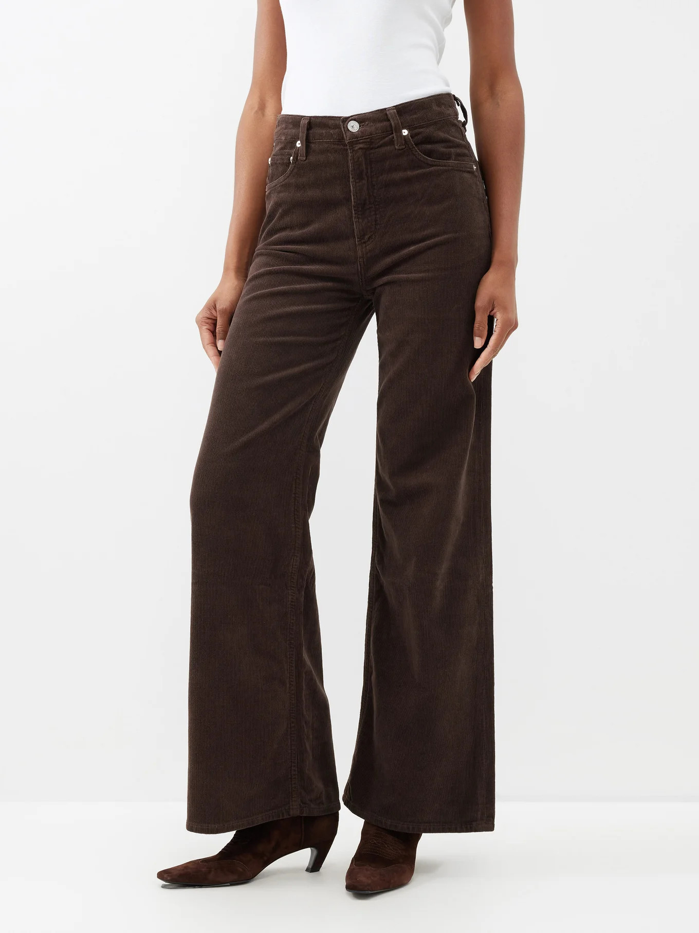 Paloma corduroy wide-leg trousers | Matches (US)