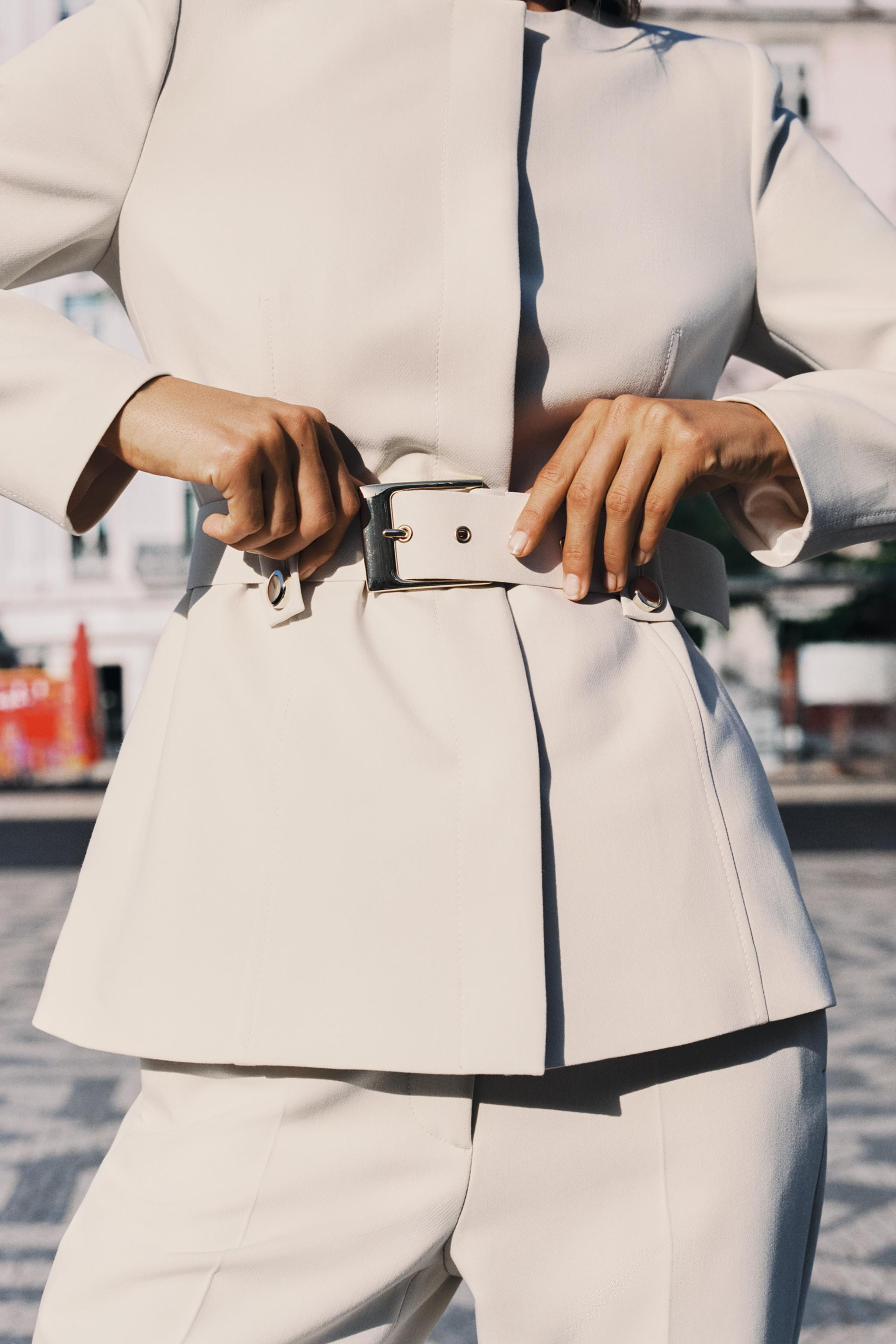BELTED TAILORED BLAZER | Zara US