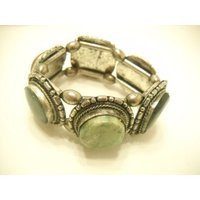 Vintage Agate Stretch Bracelet | 8952 | Etsy (US)