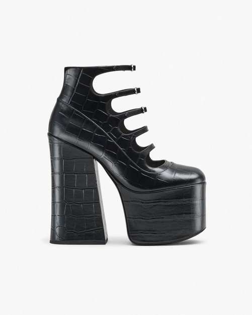 The Croc Embossed Kiki Ankle Boot | Marc Jacobs
