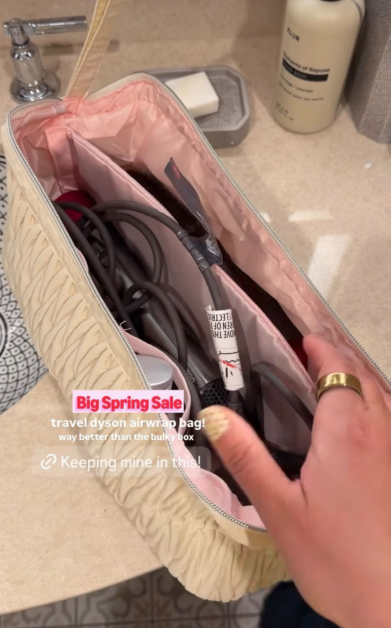 AMAZON BIG SPRING SALE || Love this Dyson Airwrap Travel Case! Keeps everything neat and organized. Highly recommend!

amazon big spring sale, dyson airwrap travel case, dyson airwrap accessories, hair tool organization, travel beauty essentials, amazon beauty storage, dyson airwrap must haves, packing organization finds, beauty travel bag, hair styling tools storage

#LTKSaleAlert #LTKBeauty