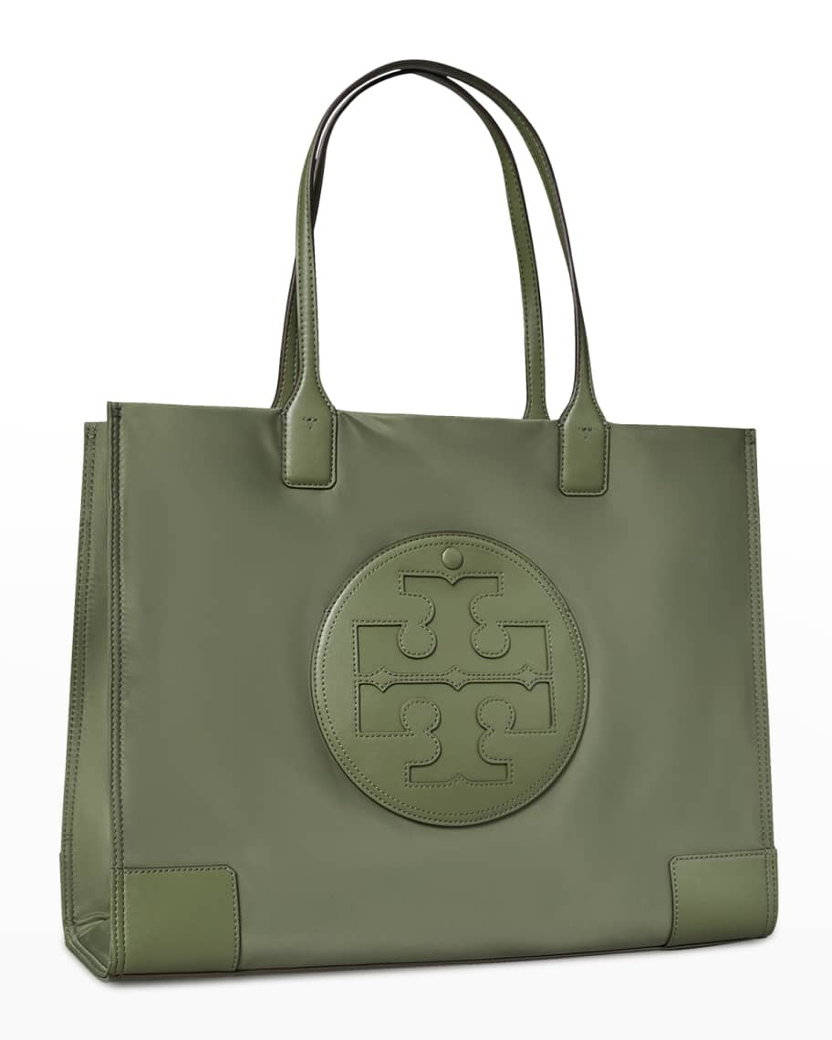 Tory Burch Ella Logo Recycled Nylon Tote Bag | Neiman Marcus