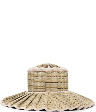 Saint Barthes Island Capri Weave Pleated Sun Hat | Dillard's