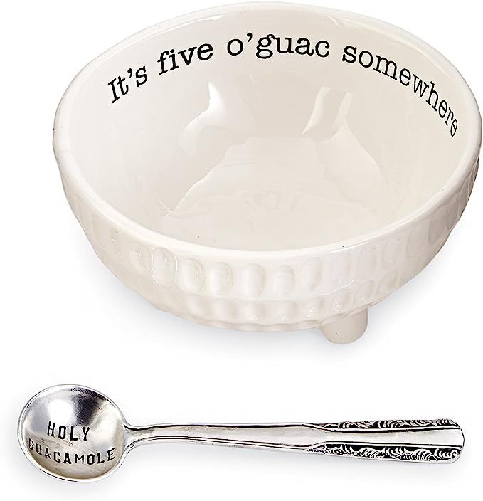 Mud Pie Circa Guacamole and Salsa Serving Dish Sets (Five O'Guac) | Amazon (US)