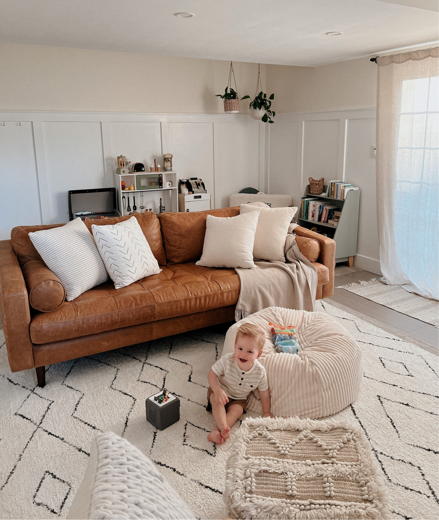 #ad Where you can find us 99% of the time since we’ve been spending so much time in this playroom! We just got back from @target and I ended up grabbing these @hanes potty trainer briefs to have on hand when Oliver decides he’s ready to potty train! They are moisture absorbent and have leak protection for those accidents that are prone to happen. He loves the prints on these and has been carrying them around all afternoon. I’ll link them here for you mamas! Along with the girls as well #targetxhanes #targetpartner 

#LTKkids