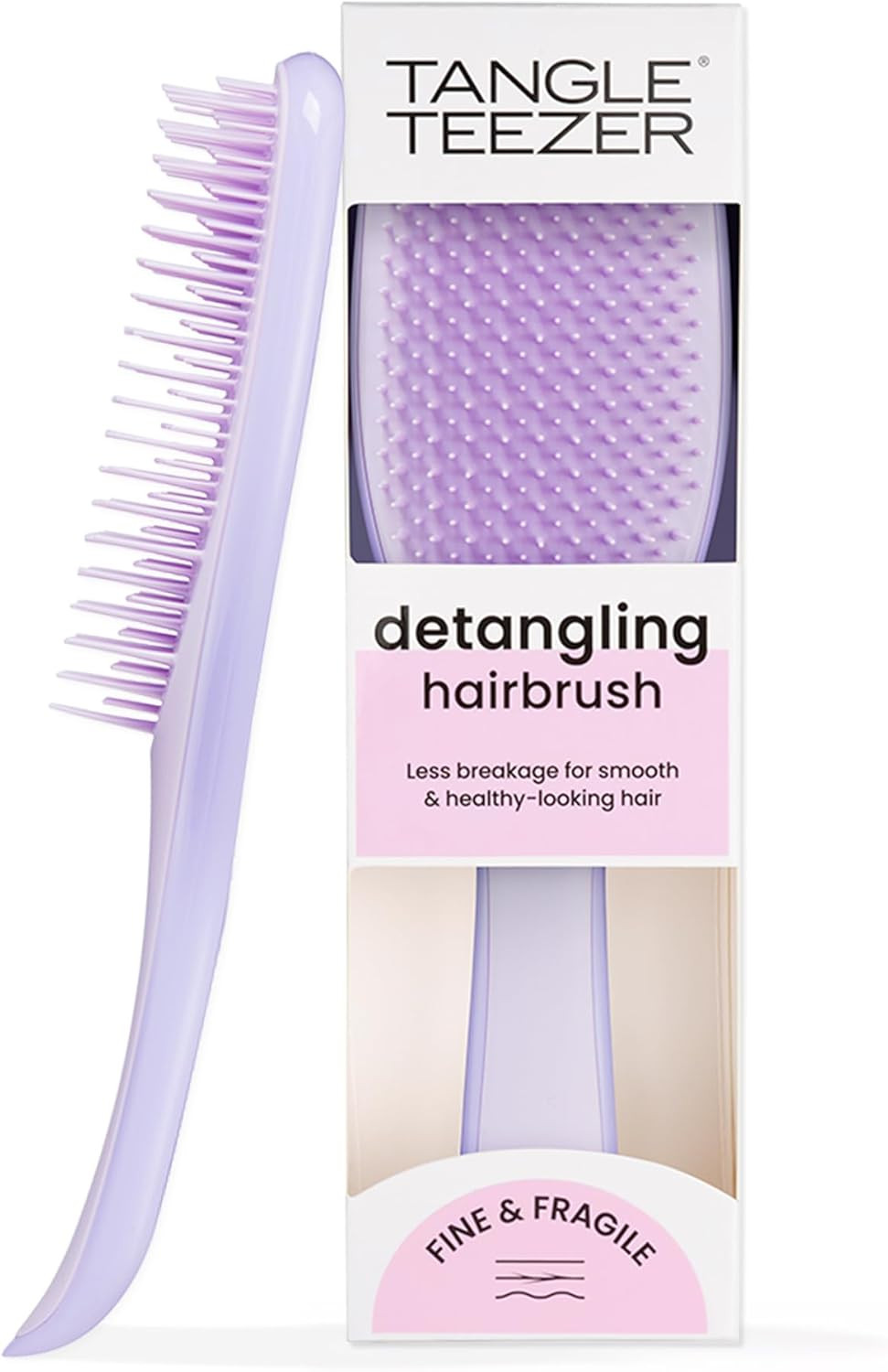 Tangle Teezer Fine and Fragile Ultimate Detangler Hairbrush for Coloured, Fine & Thin Hair - Two-... | Amazon (UK)