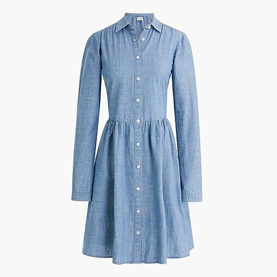 Chambray mini shirtdressItem BF855 
 Reviews
 
 
 
 
 
1 Review 
 
 |
 
 
Write a Review 
 
 
 
 ... | J.Crew Factory