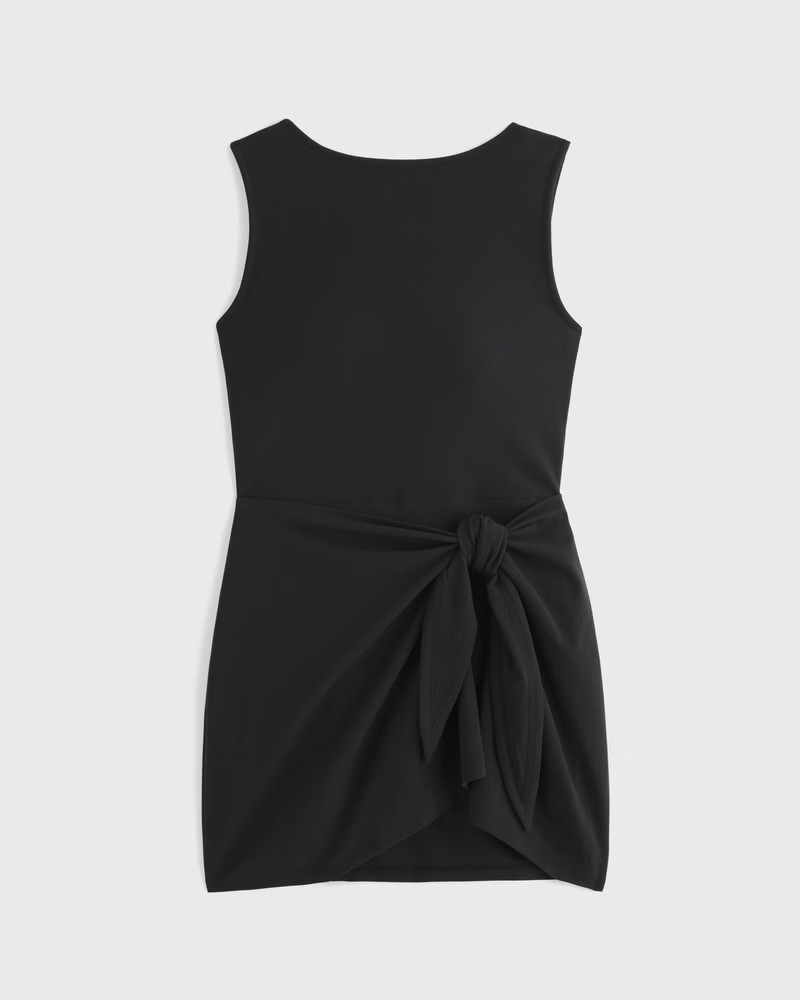 Women's YPB studioFLEX Slash Wrap Mini Dress | Women's Active | Abercrombie.com | Abercrombie & Fitch (US)