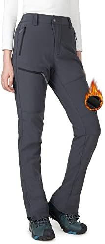 Wespornow Women's-Snow-Ski-Pants for Winter Outdoor Fleece-Lined-Water-Resistant-Hiking-Insulated-Pa | Amazon (US)