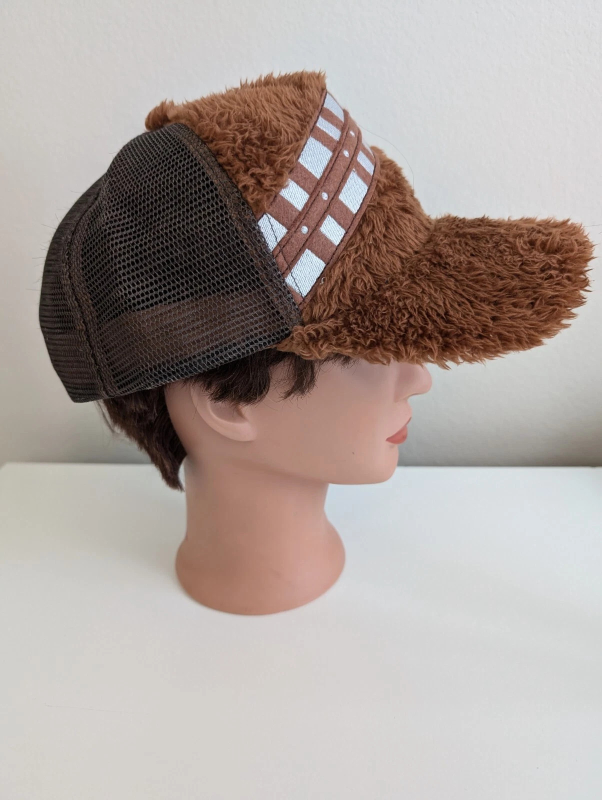 Disney hat Star Wars furry Chewbacca baseball cap adult mesh trucker NWT | eBay US