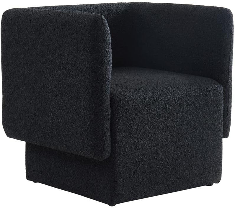 Meridian Furniture Vera Collection Modern | Contemporary Boucle Fabric Upholstered Accent Chair, ... | Amazon (US)
