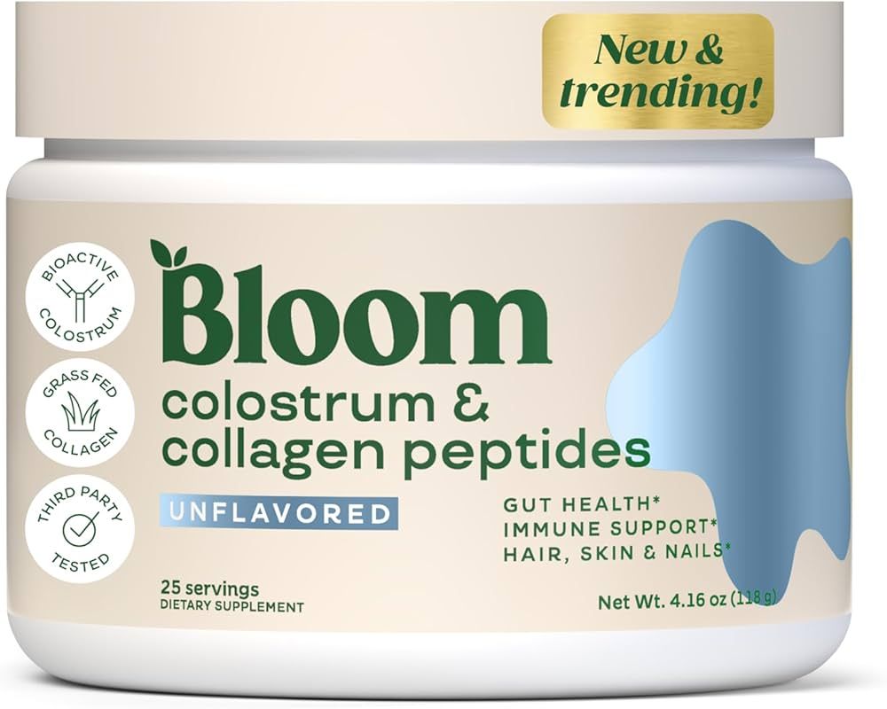 Bloom Nutrition Bovine Colostrum Powder for Gut Health, Immune Support, Hair Growth & Beauty Supp... | Amazon (US)